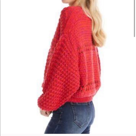 NWT Free People Coconut Sweater in Dragonfruit - Picture 12 of 12